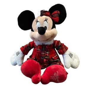Disney Store Exclusive Minnie Mouse Plush Stuffed Doll‎ 15"  2011
